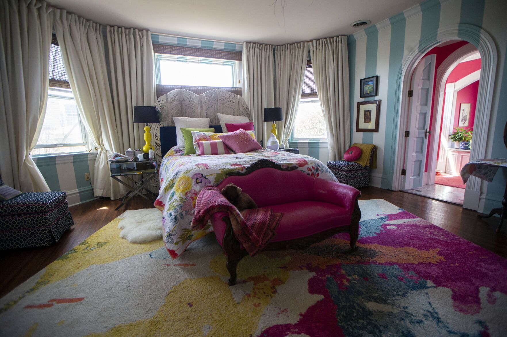 At Home: Karen Kalish colorful classic home